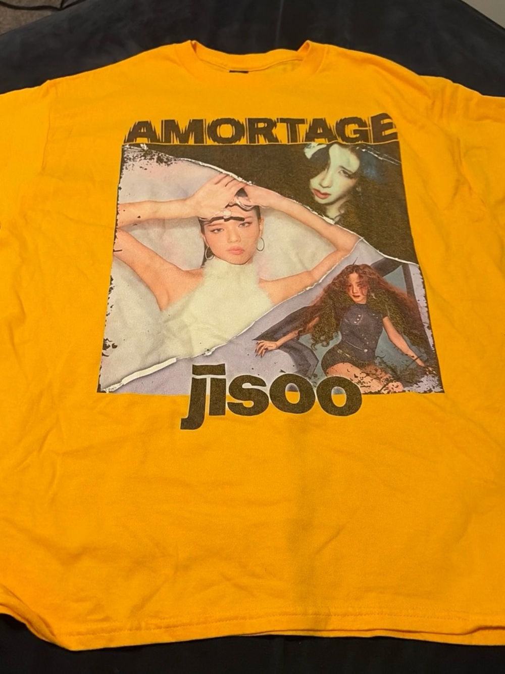 Jisoo Amortage Graphic Tee in Vibrant Yellow